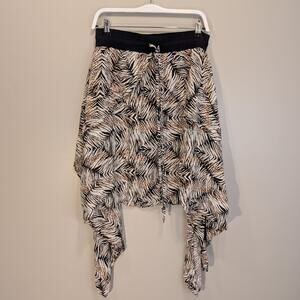 Buddah Pants Wrap Style Pull On Beach Lounge Pool Hippie Travel - Size S